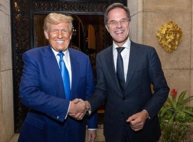 President-elect Donald Trump and NATO Secretary General Mark Rutte discussed global security issues while meeting in Palm Beach, Fla., on Friday. NATO