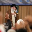 Ali Khamenei during a meeting with members of the Basij volunteer Islamic militia in Tehran on November 25, 2024. AFP