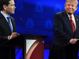 Sen. Marco Rubio and President Donald Trump. Getty