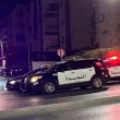 Police vehicles are stationed on a street near the Israeli embassy in Amman, Jordan, on 24 November 2024. Reuters