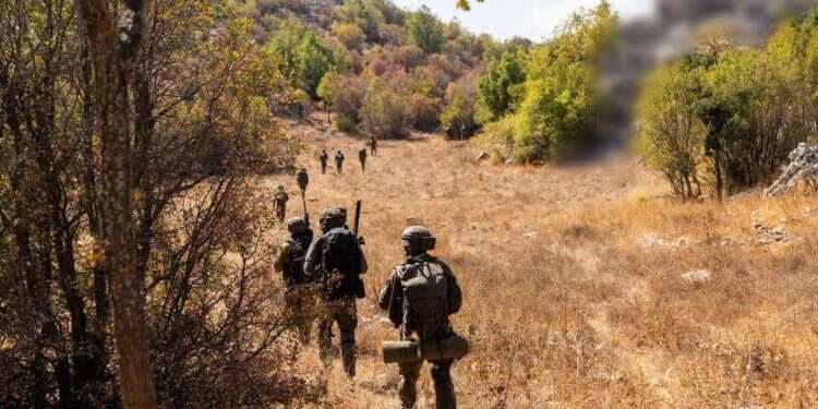 IDF maneuvers in southern Lebanon. IDF