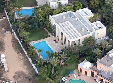 Netanyahu's home in Caesarea. Shaul Golan