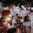 Doctors in India protest against the rape and murder of a female colleague in Kolkata. Reuters