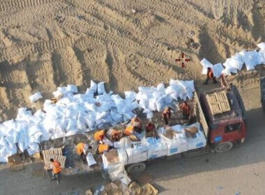 Humanitarian aid is distributed in northern Gaza's Jabalia and Beit Hanoun. IDF