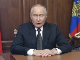 Vladimir Putin's television address on Thursday. Russian Presidential Press Service