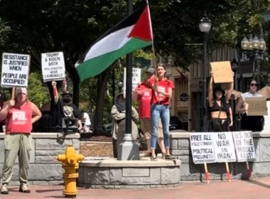 Protesters in Asheville, N.C. Morgan Murphy