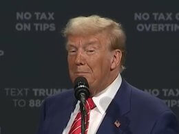 Former President Donald Trump speaking at a rally in Atlanta, Ga. dailycallernewsfoundation.org