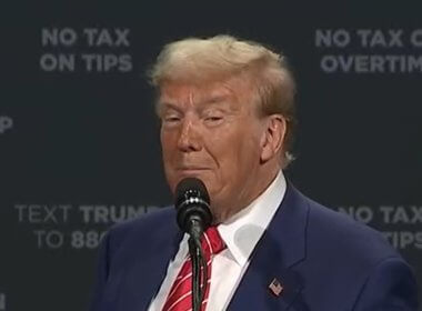 Former President Donald Trump speaking at a rally in Atlanta, Ga. dailycallernewsfoundation.org