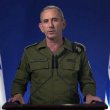 IDF spokesman Adm. Daniel Hagari delivers a press briefing. IDF