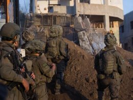 IDF troops in the Golani Brigade operate in southern Lebanon. IDF