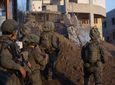 IDF troops in the Golani Brigade operate in southern Lebanon. IDF