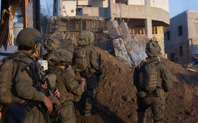 IDF troops in the Golani Brigade operate in southern Lebanon. IDF