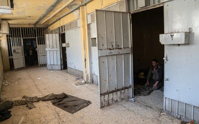 Sednaya prison, in the suburbs of Damascus, Syria. Daniel Berehulak/The New York Times