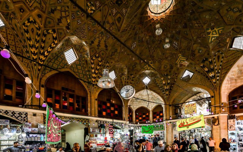 The Grand Bazaar in Tehran. flickr.com