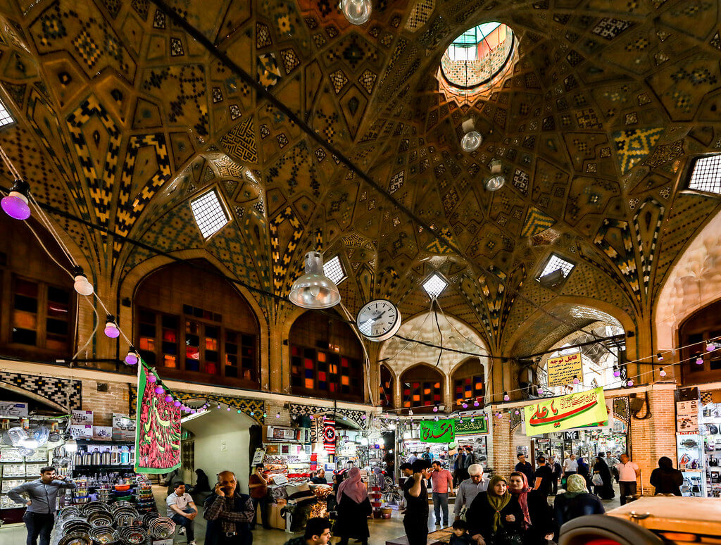 The Grand Bazaar in Tehran. flickr.com