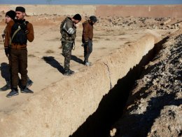 The site of a mass grave in Najha. Reuters