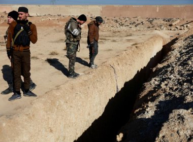 The site of a mass grave in Najha. Reuters