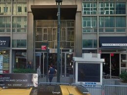 Entrance to the Israeli consulate in New York City. google.com