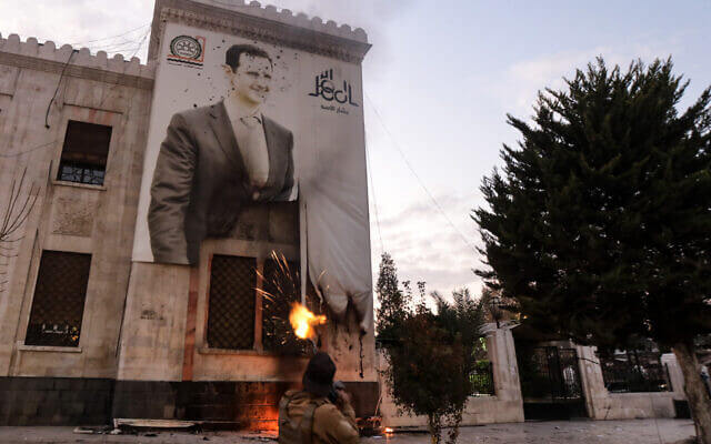 A Syrian anti-government fighter in Hama. AFP