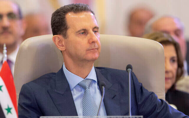 Former Syrian dictator Bashar al-Assad. Saudi Press Agency