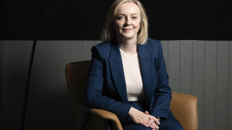 Former British Prime Minister Liz Truss. Getty