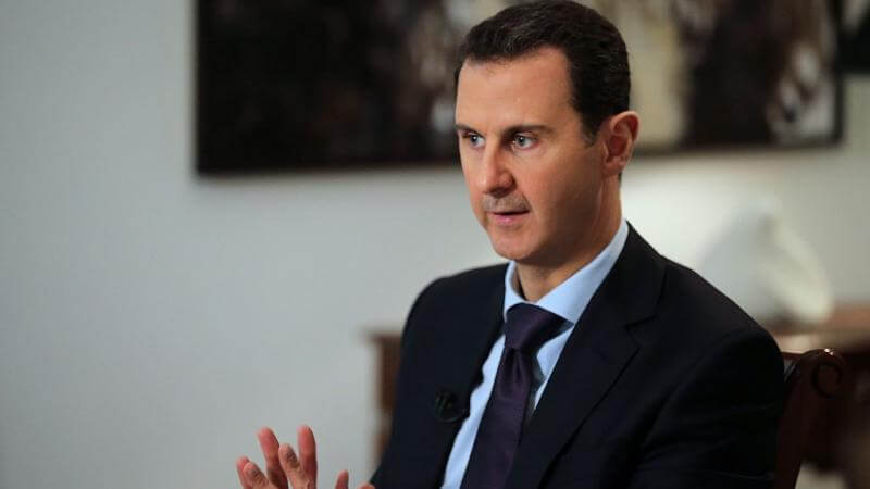 Deposed Syrian dictator Bashar al-Assad. Getty