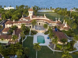 Donald Trump's Florida residence. AP