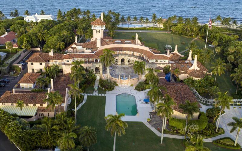 Donald Trump's Florida residence. AP